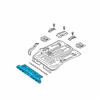 Genuine Ford Front Floor Pan diagram