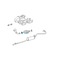 Genuine Toyota Center Pipe Gasket diagram