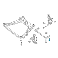 Genuine Toyota Camber and Alignment Kit diagram
