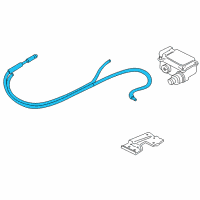 Genuine Ford Actuator Cable diagram