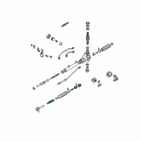 Genuine Toyota Drag Link Repair Kit diagram