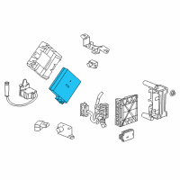 Genuine Ford Power Steering Control Module diagram