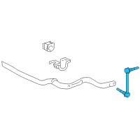Genuine Toyota Stabilizer Link diagram
