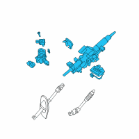 Genuine Toyota Column Assembly diagram