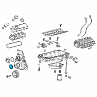 OEM 2021 GMC Savana 3500 Front Crank Seal Diagram - 12693255