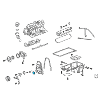 Genuine Buick Seal,Engine Front Cover diagram