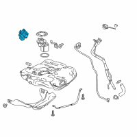 OEM Chevrolet Blazer Fuel Pump Controller Diagram - 13536972