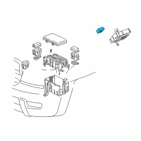 Genuine Toyota Flasher diagram