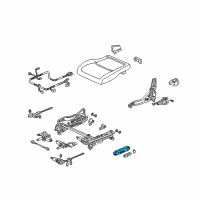 Genuine Switch Assembly, Power Seat diagram