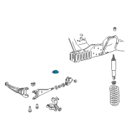 Genuine Ford Spring Lower Retainer diagram