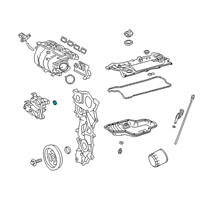 Genuine Toyota Crankcase Vent Valve Seals diagram