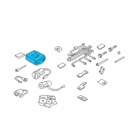 Genuine Toyota ABS Control Module diagram