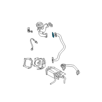 Genuine Toyota Camry EGR Pipe Gasket diagram