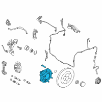 Genuine Ford Hub Assembly - Wheel diagram