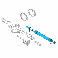 OEM 2017 Cadillac Escalade Drive Shaft Diagram - 23469168