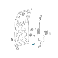 Genuine Ford Door Shell Plug diagram