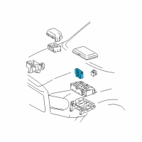 Genuine Toyota Fuse Holder diagram