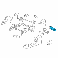 Genuine Toyota Adjuster Switch diagram