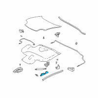 Genuine Lift Support Brackets diagram