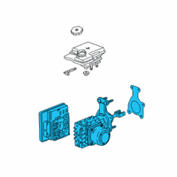 OEM 2022 Chevrolet Suburban CYLINDER ASM-BRK MAS(W/P/B BOOS&ELEK BRK Diagram - 85124356