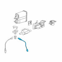 Genuine GMC Sensor Asm-Heated Oxygen (Position 3) diagram