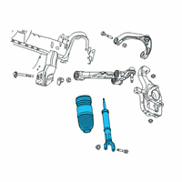 OEM 2020 Ram 1500 Air Suspension Diagram - 68318301AE