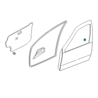 Genuine Toyota Body Mount Hole Plug diagram