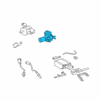 Genuine Toyota Air Switch Valve diagram
