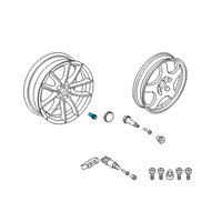 Genuine Toyota Wheel Bolt diagram