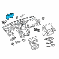 OEM 2019 Cadillac ATS Instrument Cluster Diagram - 84458651