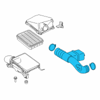 Genuine Toyota Hose Assembly, Air Clean diagram