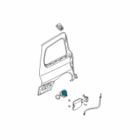 Genuine Toyota Fuel Filler Housing diagram