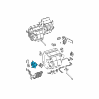 Genuine Toyota Mode Motor diagram