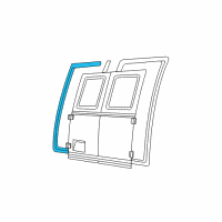 Genuine Ford Weatherstrip diagram