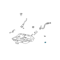 Genuine Toyota Fuel Pressure Sensor diagram