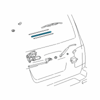 Genuine Toyota Sienna Blade Assembly Refill diagram