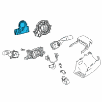 Genuine Toyota Camry Steering Sensor Assembly diagram