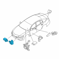 Genuine Ford Side Sensor diagram