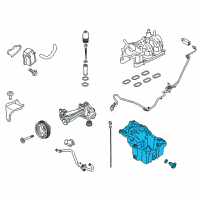 OEM 2020 Ford F-150 Oil Pan Diagram - JT4Z-6675-D