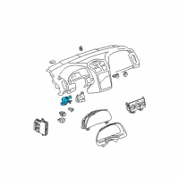 Genuine Chevrolet SWITCH ASM, IGN & START diagram