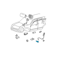 Genuine Ford Passenger Discriminating Sensor diagram