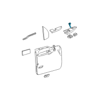 Genuine Ford Lever Assembly - Mirror Control diagram