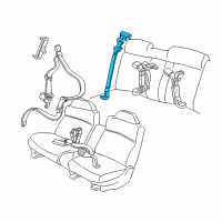 Genuine Ford Crankshaft Thrust Washer Set diagram