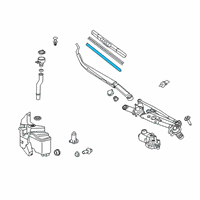 Genuine Toyota Sienna Blade Assembly Refill diagram