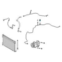 Genuine Toyota Pressure Sensor diagram