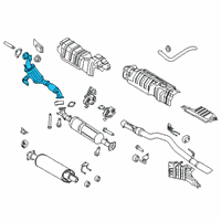 Genuine Ford Catalytic Converter Assembly diagram