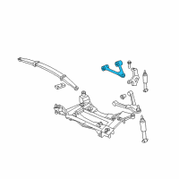 Genuine Chevrolet Corvette Front Upper Control Arm Assembly diagram