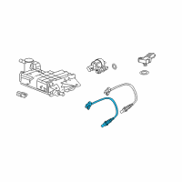Genuine Buick Sensor Asm-Heated Oxygen (Position 2, Post-Converter) diagram