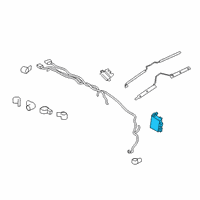 OEM 2019 Lincoln Nautilus Control Module Diagram - K2GZ-14B291-E