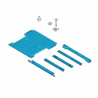Genuine Ford Floor Pan diagram